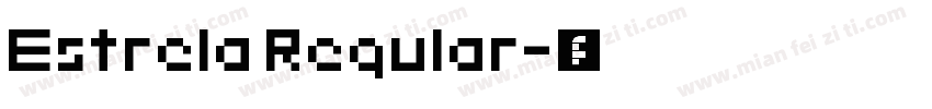 Estrela Regular字体转换